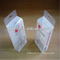 Cosmetic transparent PVC plastic packaging boxes